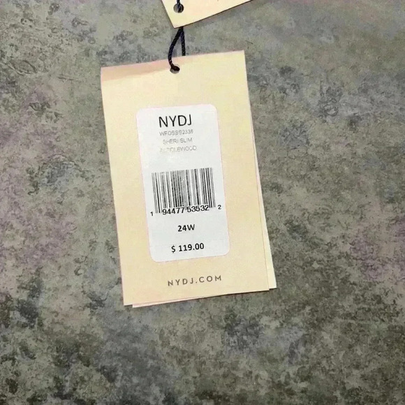 NYDJ Sheri Slim Jean Saddlewood Size - Picture 7 of 8